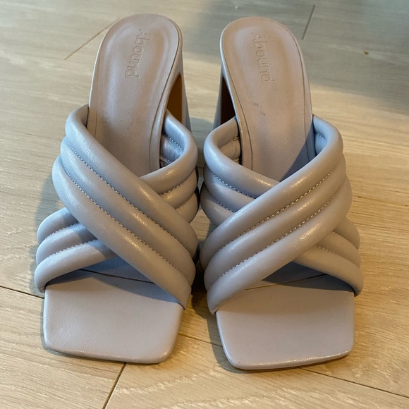 Abound Blue Sandal Heel in size 6.5 - Picture 3 of 7